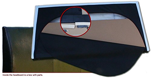 Bett - 140x200 - Weiß - Bettgestell mit Aufbewahrung - Bettkasten Inhalt 840 Liter - Material A++ Qualität Lederoptik - Funktionsbett - Stahlrahmen mit Holz - Lattenrost -