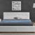 Doppelbett Bettkasten Klappbett Polsterbett Bettgestell Bett Lattenrost Kunstleder (140x200cm, Weiß) - 