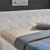Doppelbett Bettkasten Klappbett Polsterbett Bettgestell Bett Lattenrost Kunstleder (140x200cm, Weiß) - 