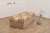Dreams4Home, Polsterbett, ‘Kampen-54’, 80, 90, 100, 120, 140×200 cm, beige, Liegefläche:90×200;Komfortvariante:Typ A (bis 140×200) - 1