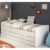 Funktionsbett 90*200 cm weiß inkl.2 Schubladen + Bettkasten Kinderbett Jugendbett Bettliege Bett Jugendzimmer Kinderzimmer Gästezimmer - 