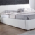 i-flair® - Designer Polsterbett, MONACO Bett 140x200 cm weiß - alle Farben & Größen - 