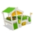 Wickeydream CrAzY Candy Kinderbett Jugendbett 90x200cm (BLAU / APFELGRÜN mit Lattenboden + weisse Farbe) - 